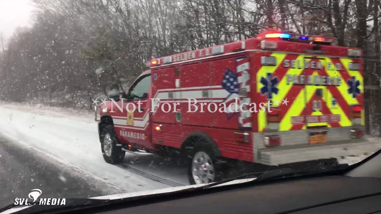 Weather Going WILD Selden, New York Snow Related Car Accidents January 31st, 2017 YouTube