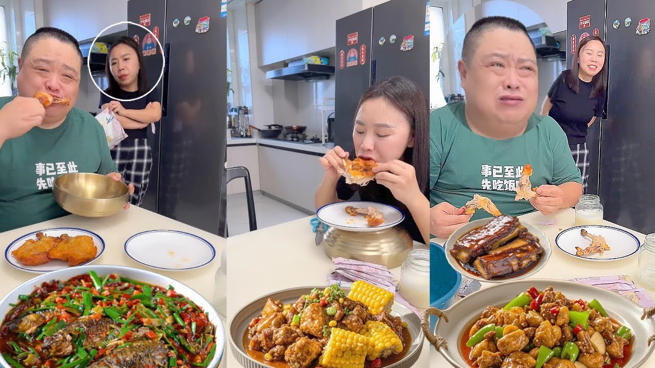 貪吃老公居然搶我的大雞腿，我必須讓他受點教訓，他發現碗裡只有骨頭後氣哭了【胖嫂美食】