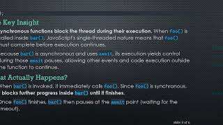 Does a Synchronous Function Inside an Async Recursive Function Block Execution in JavaScript