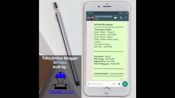 Toko Online Blogspot dengan shopping Cart dan Checkout via Whatsapp