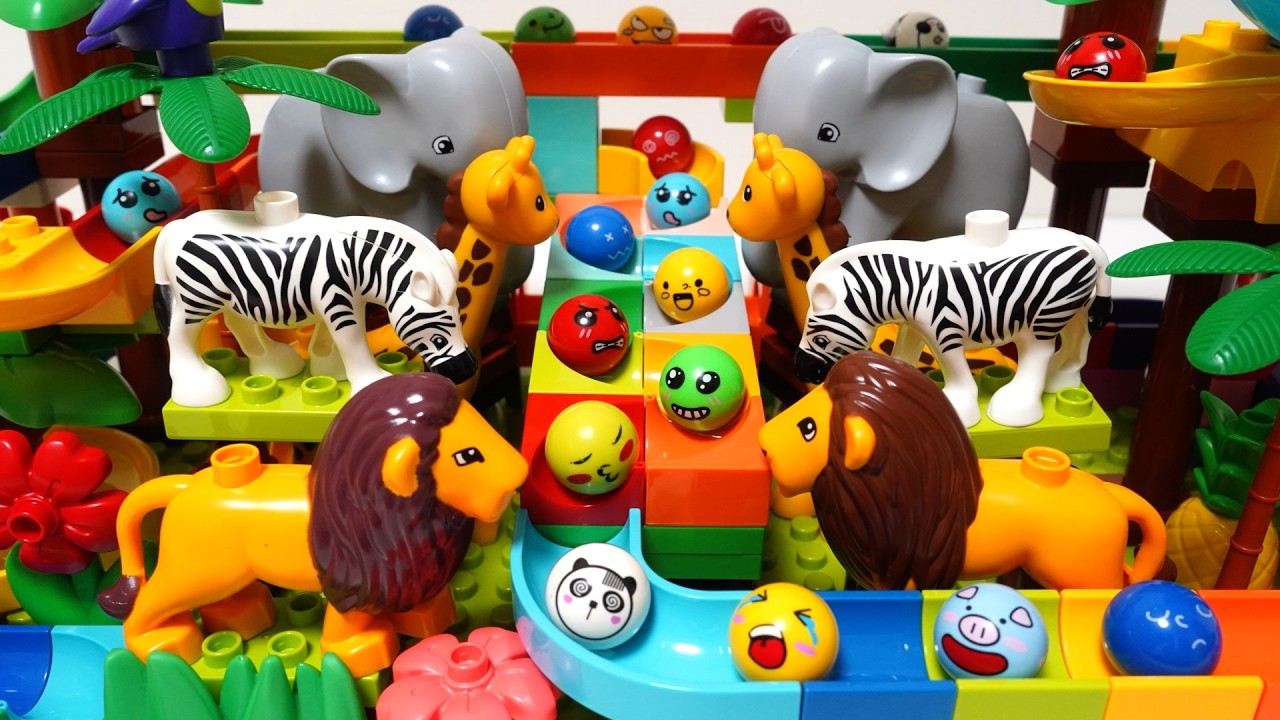 Satisfying Building Blocks A block coaster packed with animals! A hugely popular compilation.