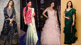 Divyanka Tripathi Beautiful Suit Sharara Saree Gown Lehenga Dresses