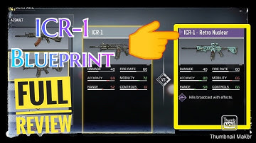ICR-1 Retro Nuclear gameplay by COD Gaming| ICR Blueprint full review COD Mobile| Rush Gameplay