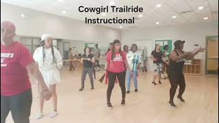 Cowgirl TrailRide Line Dance Instructional