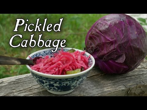 How to Pickle Cabbage - when you simply can&rsquo;t wait for Sauerkraut