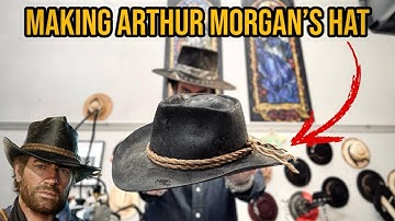 MAKING ARTHUR MORGAN’S HAT - Step by step, full process, long ASMR