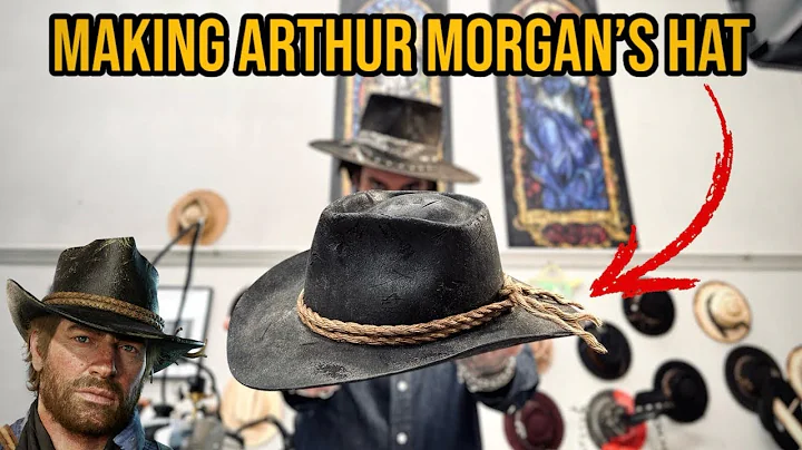 MAKING ARTHUR MORGAN’S HAT - Step by step, full process, long ASMR