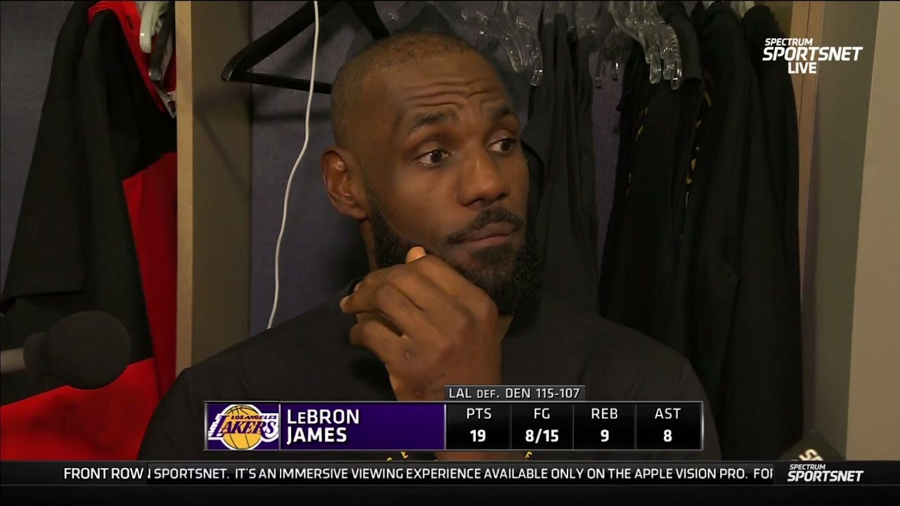 LeBron James talks about he not starting the All-Star Game as Luka Dončić tops voting