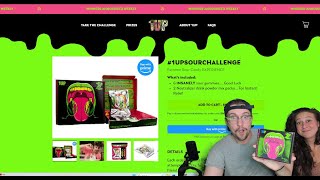 1 UP SOUR CHALLENGE - LIVE - MOST SOUR CANDY IN THE WORLD