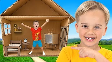 Cardboard Houses Challenge for kids