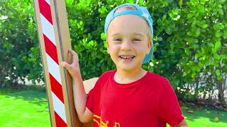 Cardboard Houses Challenge for kids