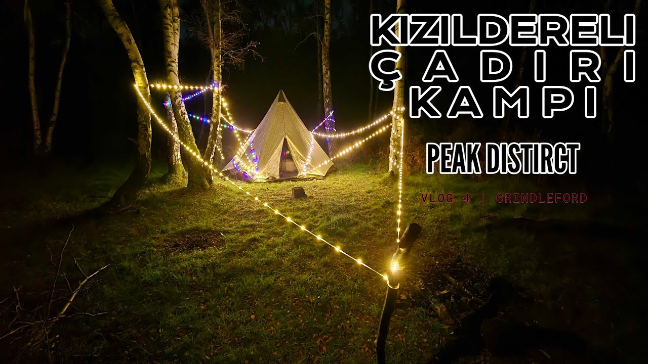 Я ОДИН В ОДИНОЧНОМ ЛАГЕРЕ В БЕЗЛУЖНОМ ЛЕСУ С ИНДЕЙСКОЙ ПАЛАТКОЙ! Видеоблог №4 | Пик-Дистрикт | Гр...