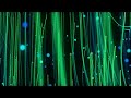 Glowing Green Light Particles 4K Screensaver