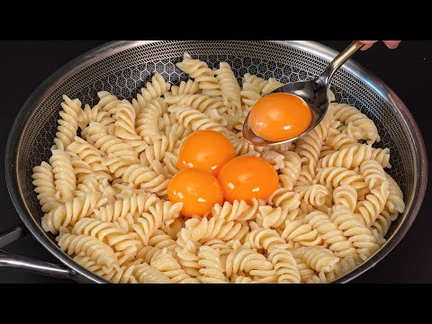Einfach Eier über die Nudeln gießen! Das geheime Rezept meiner Oma!