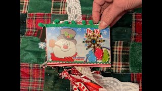 Junk Journal created from Candy Box