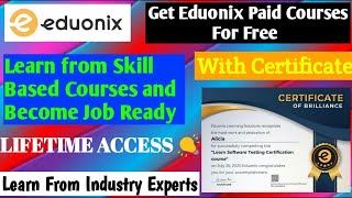 Get Eduonix Paid Courses For Free With Certificate | How to get Eduonix Courses for Free | @Eduonix