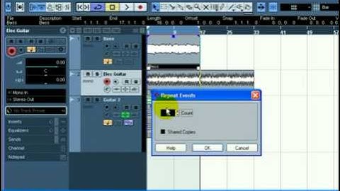 Cubase  Tutorial 2 -Editing Audio