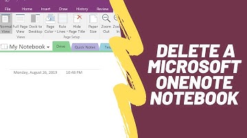 How to Delete a Microsoft OneNote Notebook
