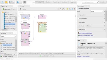 RapidMiner LREG 1 Model