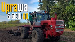 🚜Uprawa i siew qq na pustyni🚜t150k/ursus1614  Engine Sound🔥