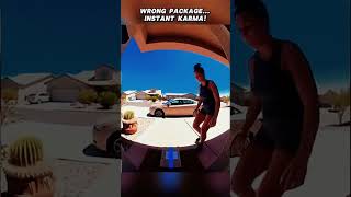 porch pirate instantkarma Ep90 #shortsfeed #funny #shortvideo #karma#viral #viralvideo#video #shorts