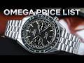 Top Omega Watches Price List 2026 