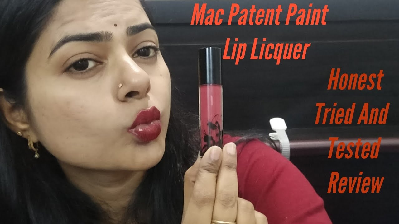 MAC Patent Paint Lip Licquer |  New Launch |honest tried and tested review | swatches