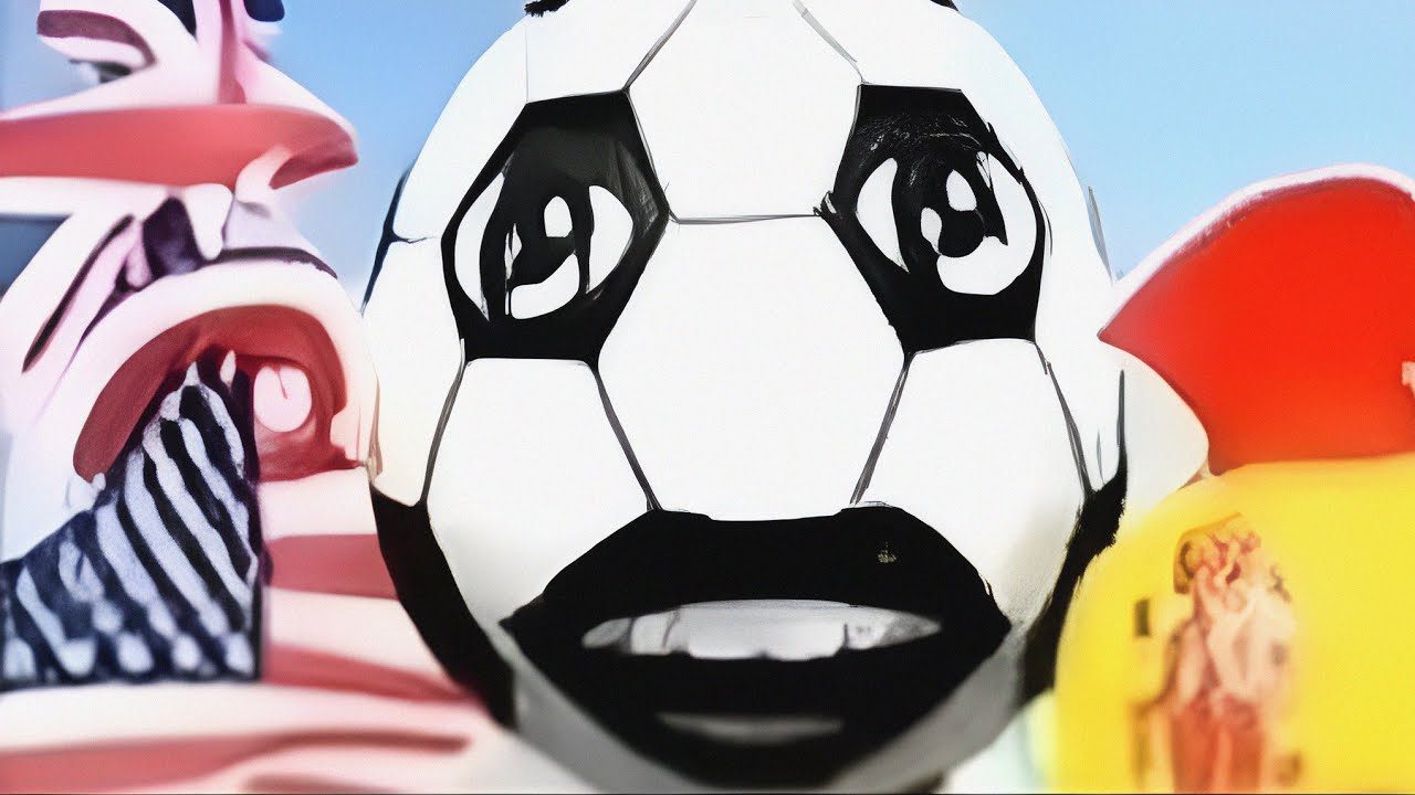 world cup 2010 wavin flags & singing soccer balls fun video tv
