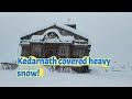 Kedarnath Covered Heavy Snow! केदारनाथ धाम में ऐसी बर्फ़बारी नही देखी होगी, #Kedarnath, #Snowfall,
