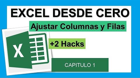 🥇04 Ajustar tamaño Columnas y Filas en Excel +2 hacks Autoajustar | Tutorial Actualizado Gratis