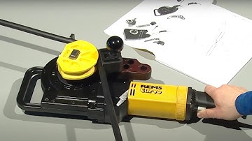 Máy uốn ống chạy điện REMS Curvo, made in Germany