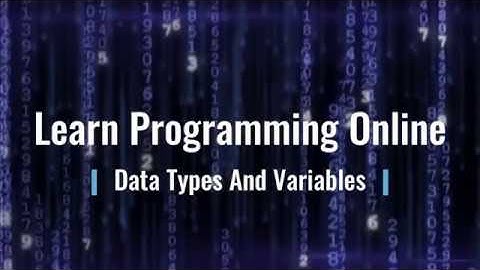 Data Types And Variables - Python Basics Course - Part 3