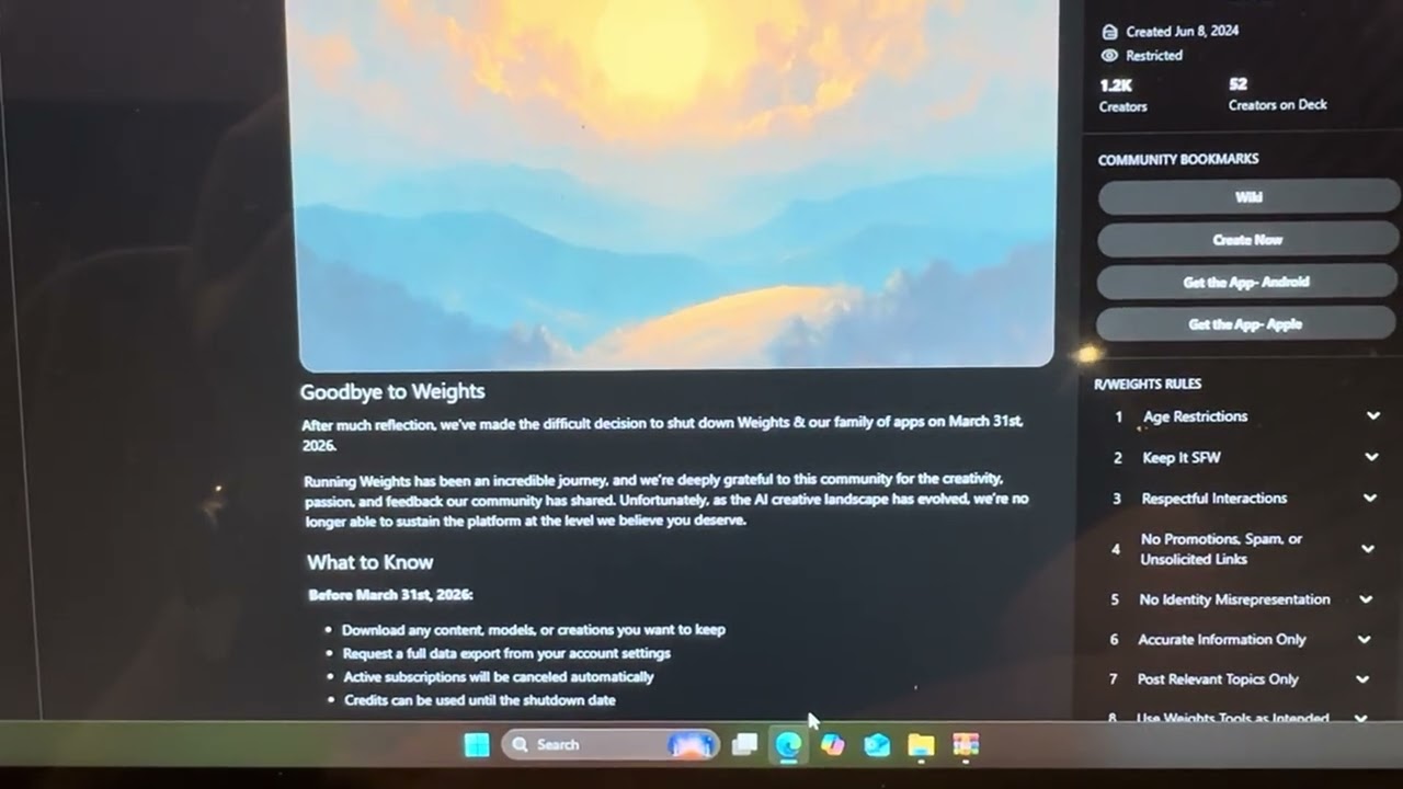 Gabi and Rosita reactions to Weights.ai going to shut down 