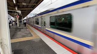 総武快速線E235系1000番台J01F01稲毛駅発車