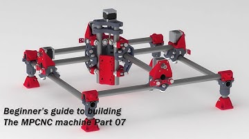 07-Beginners guide to building The MPCNC machine Part07 - The wiring in a semi-final shape