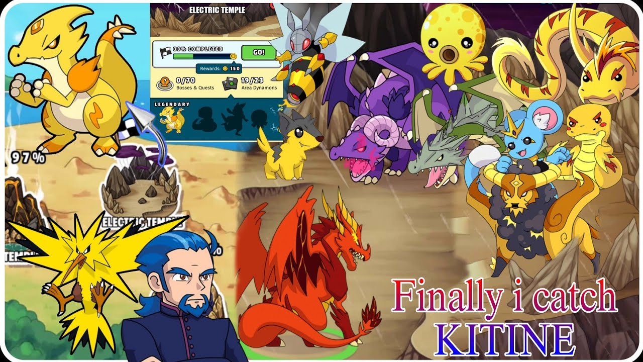 Finally i catch legendary dynamos KITINE🤩🤩🤩dynamonsWorld