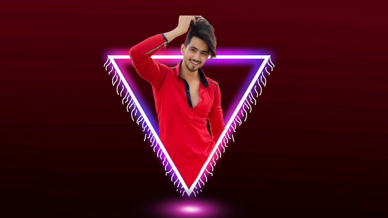 Triangle Neon Glow Pop Out Photo Effect PicsArt Tutorial | PicsArt Triangle effect | 3d popout