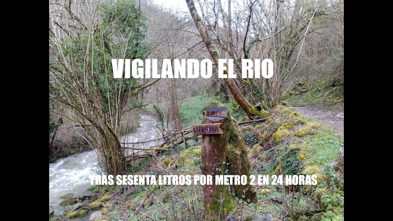 VIGILANDO EL RIO TRAS LAS LLUVIAS DE AYER