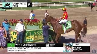 Weekend Princess has an Impressive Debut for Bob Baffert at Santa Anita - 03/20/2026