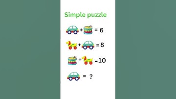 Simple puzzle game #puzzle #quiz #learning #reasoning #shortvideo #shorts #short