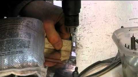 Drilling the Aileron trailing edge