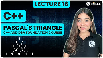 Important Problems in 2D Arrays | 2D Vectors, Pascal