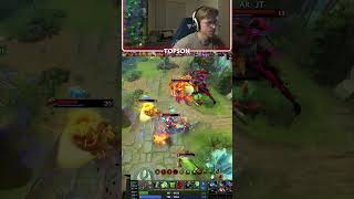 What a BEAST Shadowraze Spam from Topson on Rubick in Dota 2 #outplay #dota2 #gaming #outplayed