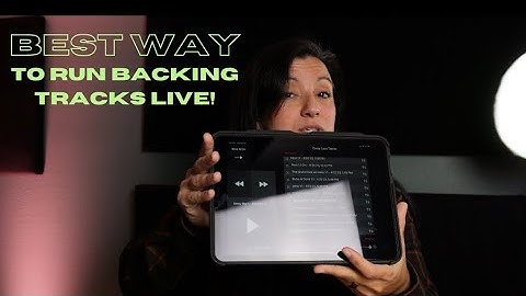 Best Way To Run Backing Tracks Live!