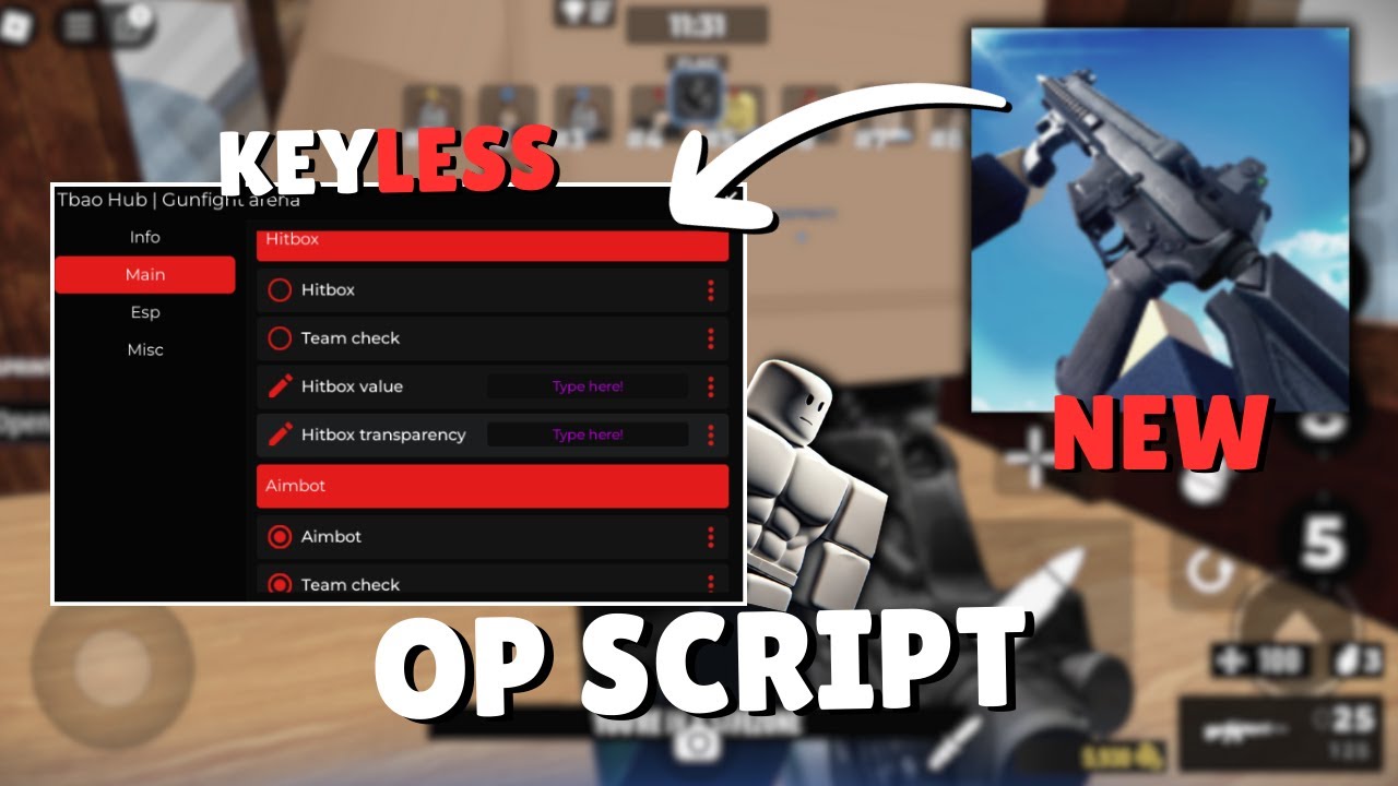 *NEW* Gunfight Arena Script | | Pastebin 2025 | | Auto Aim, Inf Ammo ...