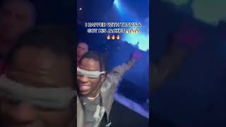 I Rapped with Travis Scott and got his Jacket in london's concert