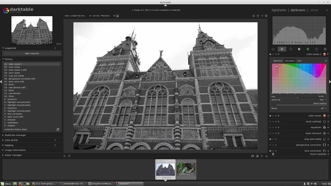 Getting started with darkroom in darktable 2.6.2 - YouTube