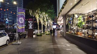 4K A Night Walk Along Jalan Ampang, Kuala Lumpur