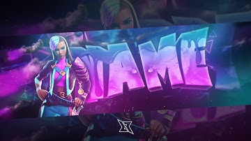 How to make a Free Fortnite Header for Twitter/Twitch in Photoshop - Free Download Speedart#5