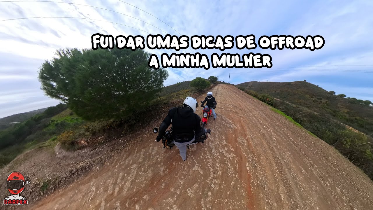 Fui dar umas dicas de offroad a minha mulher